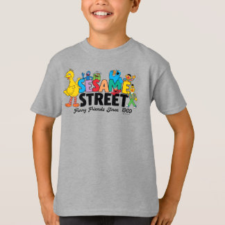 セサミストリート | 1969年から続くふわふわの友達 Tシャツ