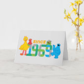 セサミストリート | 1969年から カード (黄色い花)