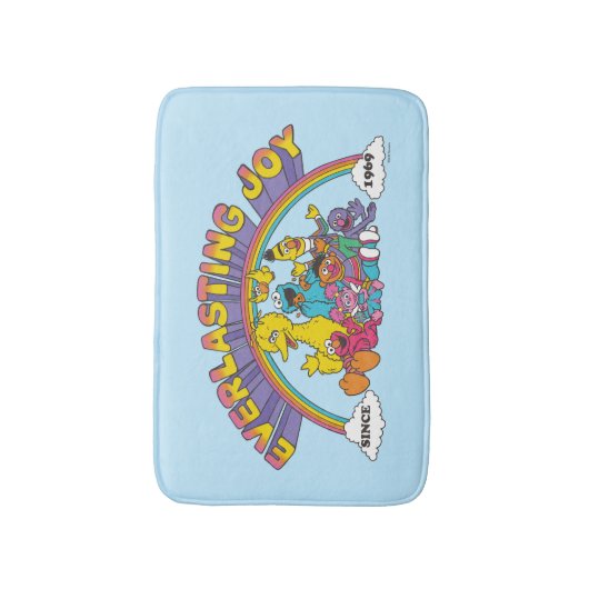 セサミストリート |1969年以来の永遠の喜び バスマット (正面縦)