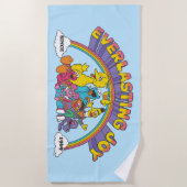 セサミストリート |1969年以来の永遠の喜び ビーチタオル (正面)