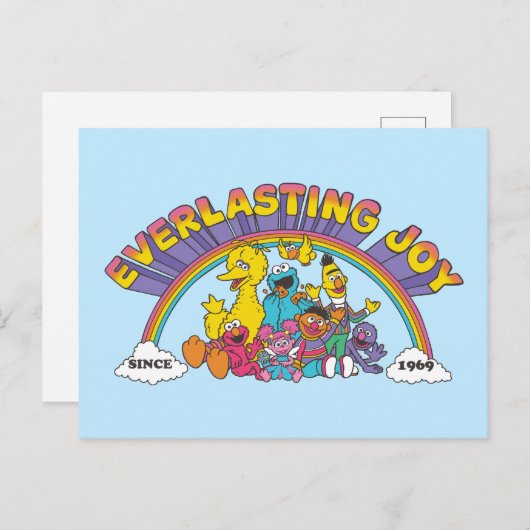 セサミストリート |1969年以来の永遠の喜び ポストカード (正面/裏面)