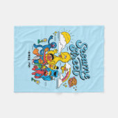 セサミストリート | 1969年以降 フリースブランケット (正面(横))