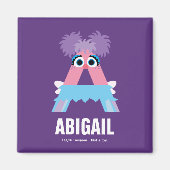 セサミストリート | Aはアビーの マグネット (正面)