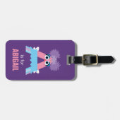 セサミストリート | Aはアビーの ラゲッジタグ (正面横)