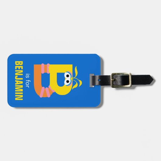 セサミストリート | Bはビッグバード用 ラゲッジタグ (正面横)