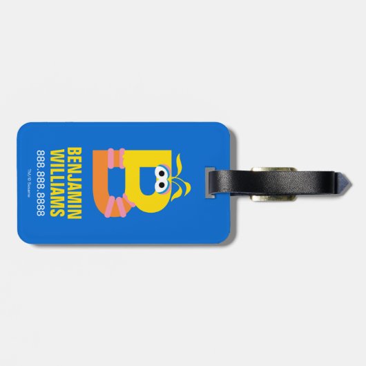 セサミストリート | Bはビッグバード用 ラゲッジタグ (裏面横)