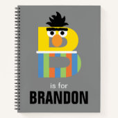 セサミストリート | BはBertの場合 ノートブック (正面)