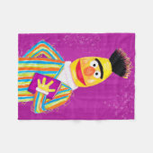 セサミストリート | Bertの持ち物 フリースブランケット (正面(横))