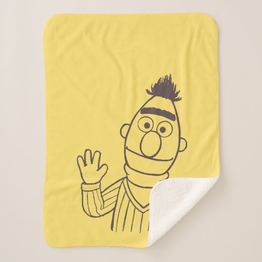 セサミストリート | Bert シェルパブランケット (正面)