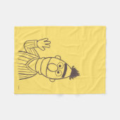 セサミストリート | Bert フリースブランケット (正面(横))