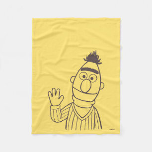 セサミストリート Bert フリースブランケット