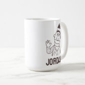 セサミストリート | Bert Bright |名前の追加 コーヒーマグカップ (正面右)