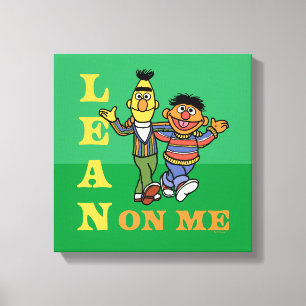 セサミストリート Bert & Ernie Lean on Me キャンバスプリント