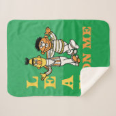 セサミストリート | Bert & Ernie Lean on Me シェルパブランケット (正面(横))