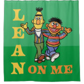 セサミストリート | Bert & Ernie Lean on Me シャワーカーテン (正面)