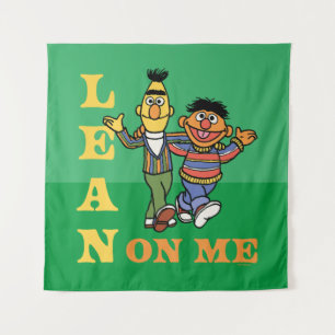 セサミストリート   Bert & Ernie Lean on Me タペストリー