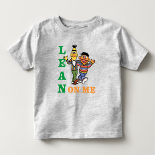 セサミストリート Bert & Ernie Lean on Me トドラーTシャツ