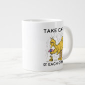 セサミストリート | Big Bird気にがお互い ジャンボコーヒーマグカップ (正面右)