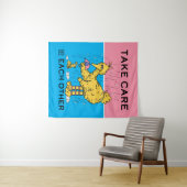 セサミストリート | Big Bird気にがお互い タペストリー (インサイチュ(横))