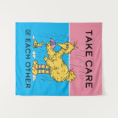 セサミストリート | Big Bird気にがお互い タペストリー (正面(横))