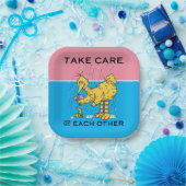 セサミストリート | Big Bird気にがお互い ペーパープレート (パーティー)