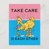 セサミストリート | Big Bird気にがお互い ポストカード (正面)