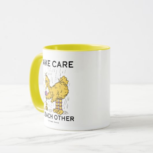 セサミストリート | Big Bird気にがお互い マグカップ (正面左)