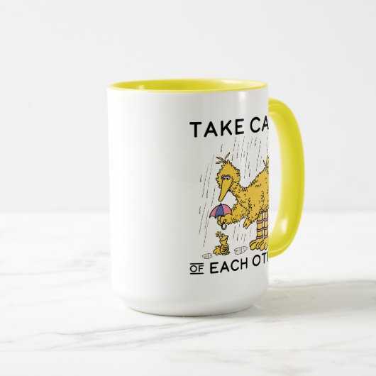セサミストリート | Big Bird気にがお互い マグカップ (正面右)