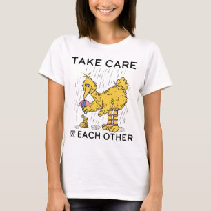 セサミストリート   Big Bird気にがお互い Tシャツ