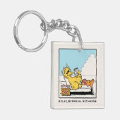 セサミストリート | Big Bird リラックス Refresh Recharge キーホルダー (正面左)