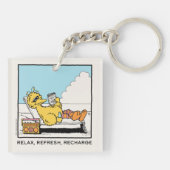 セサミストリート | Big Bird リラックス Refresh Recharge キーホルダー (裏面)