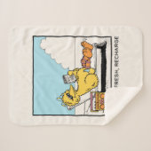 セサミストリート | Big Bird リラックス Refresh Recharge シェルパブランケット (正面(横))