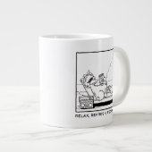 セサミストリート | Big Bird リラックス Refresh Recharge ジャンボコーヒーマグカップ (正面右)