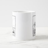 セサミストリート | Big Bird リラックス Refresh Recharge ジャンボコーヒーマグカップ (正面)