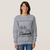 セサミストリート | Big Bird リラックス Refresh Recharge スウェットシャツ (正面フル)