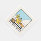 セサミストリート | Big Bird リラックス Refresh Recharge スタンダードランチョンナプキン (角)