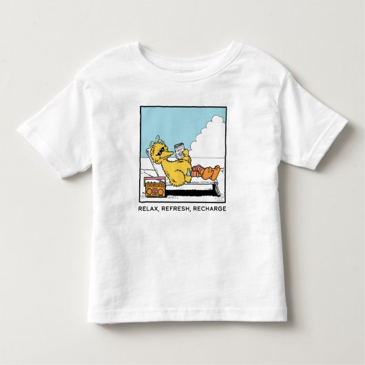 セサミストリート | Big Bird リラックス Refresh Recharge トドラーTシャツ (正面)