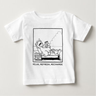 セサミストリート Big Bird リラックス Refresh Recharge ベビーTシャツ