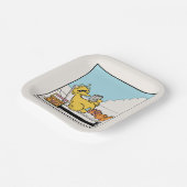 セサミストリート | Big Bird リラックス Refresh Recharge ペーパープレート (傾斜あり)