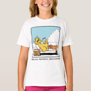 セサミストリート Big Bird リラックス Refresh Recharge Tシャツ