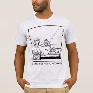セサミストリート Big Bird リラックス Refresh Recharge Tシャツ