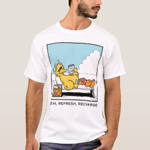 セサミストリート Big Bird リラックス Refresh Recharge Tシャツ