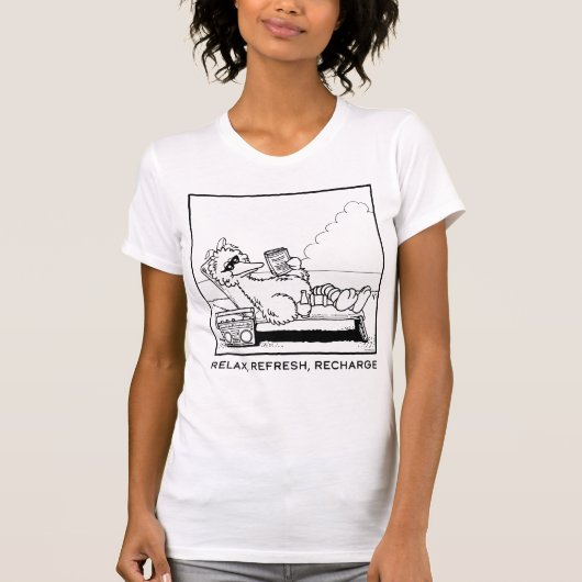 セサミストリート | Big Bird リラックス Refresh Recharge Tシャツ (正面)
