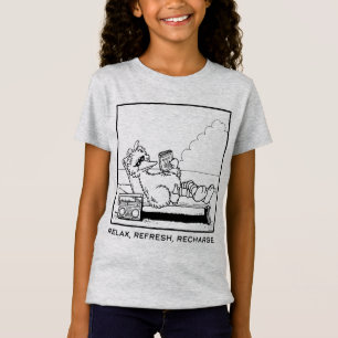 セサミストリート Big Bird リラックス Refresh Recharge Tシャツ