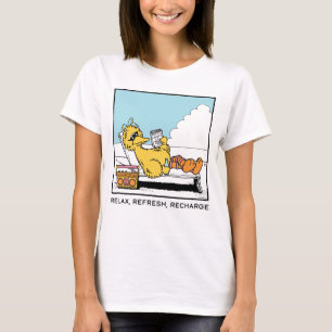 セサミストリート   Big Bird リラックス Refresh Recharge Tシャツ