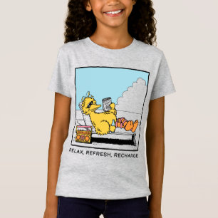 セサミストリート Big Bird リラックス Refresh Recharge Tシャツ
