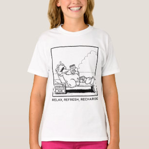 セサミストリート Big Bird リラックス Refresh Recharge Tシャツ