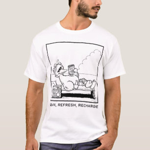 セサミストリート   Big Bird リラックス Refresh Recharge Tシャツ