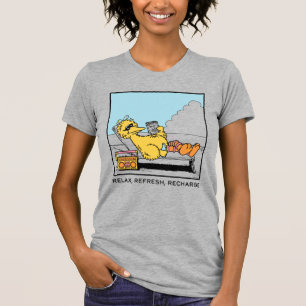 セサミストリート Big Bird リラックス Refresh Recharge Tシャツ