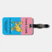 セサミストリート | Big Bird 気に Take |情報の追加 ラゲッジタグ (裏面横)